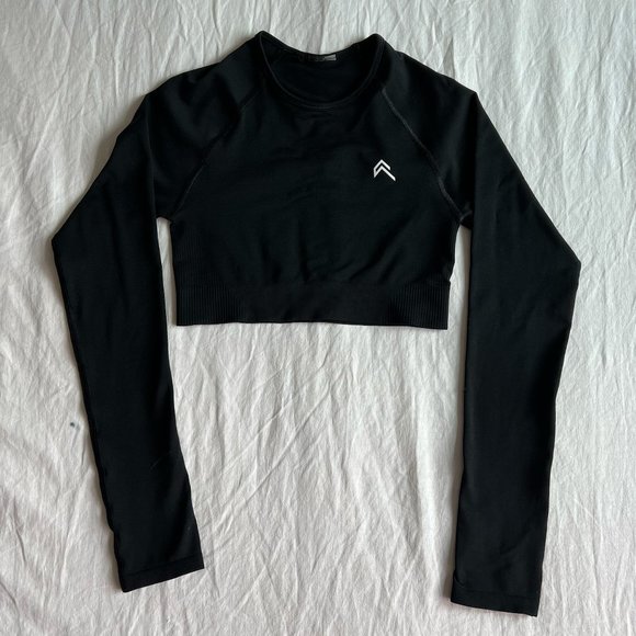 Oner Active Classic Seamless Long Sleeve Crop Top Small - Picture 1 of 5